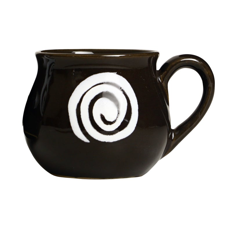 Caffeine Ceramic Handmade Tea Cup (Set of 4) - Image 3