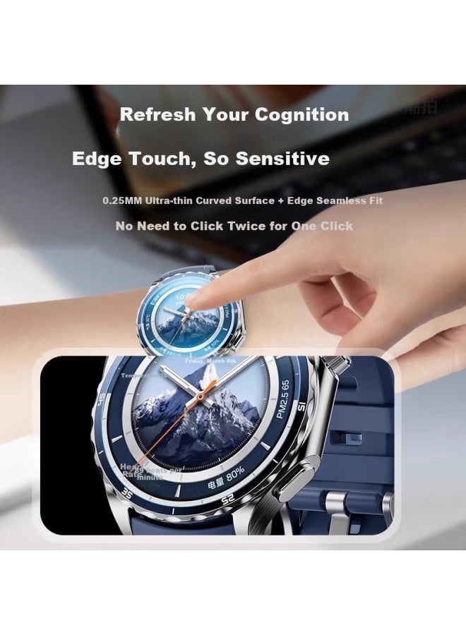 Stiger [Positioning Artifact|2 Pieces] Suitable For Oppo Watch X2 Watch Protective Tempered Film High Definition Screen Protector Anti-Scratch Anti-Drop Wear-Resistant Full Screen Coverage No White Ed - Image 4