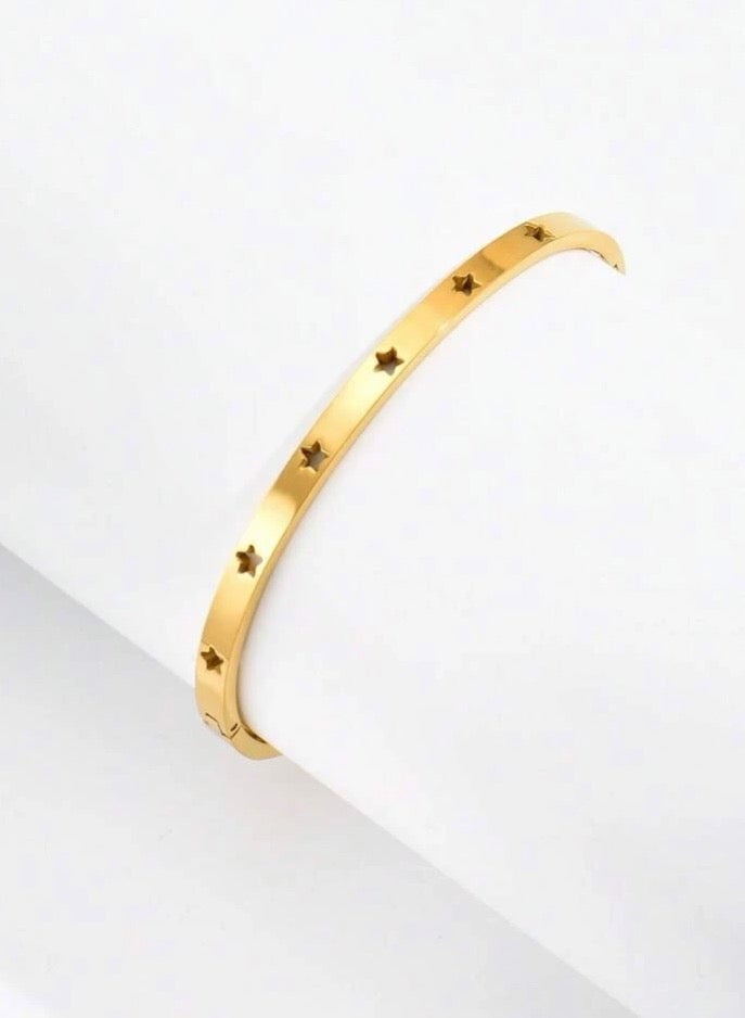 sixtyfour Elegant Gold Plated Bracelet For Women - Image 1