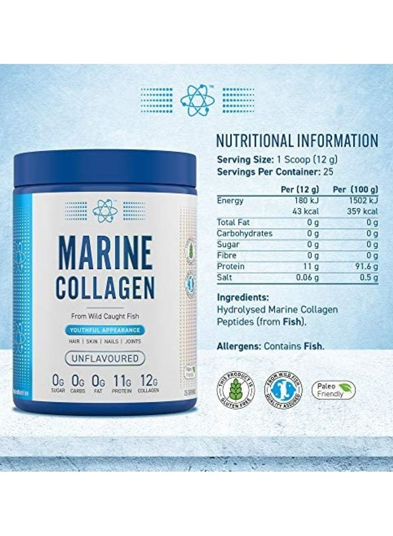 Applied Nutrition Marine Collagen 300 Grams Unflavored  - Image 4