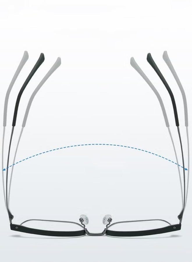 Ba Love Blue Light Blocking Glasses Blue Light Filter Computer Reading Gaming TV Phones Browline Eyeglasses Fashion Anti Glare/UV 400/Eye Strain Eyestrain Headache Eyewear for Men Women, Black - Image 3