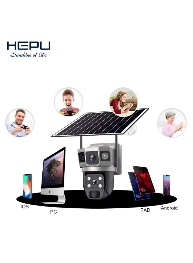 HEPU Wireless Camera with Solar Panel HP-CM07 - Image 4