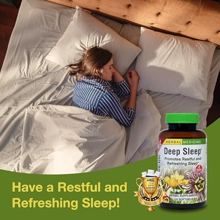 Herbs Etc. Deep Sleep Softgels - Herbal Sleep Support Supplement - Rest & Calming Support with Passionflower, Chamomile & Lemon Balm - 120 Softgels (120 Servings) - Image 5