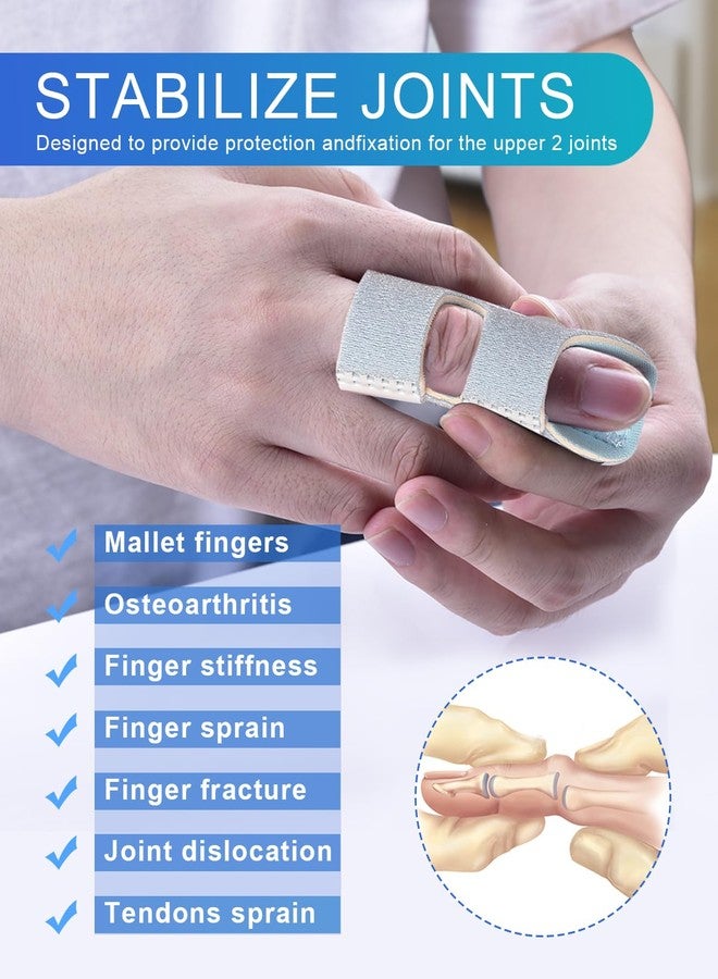 Sopito Finger Splint for Index, Middle, Ring Fingers Straightening, 5 Pack - Image 3