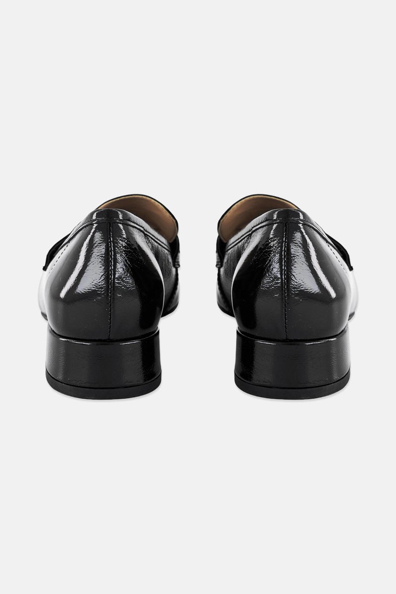 GEOX Women Dhyalma Slip On Loafers, Black - Image 3