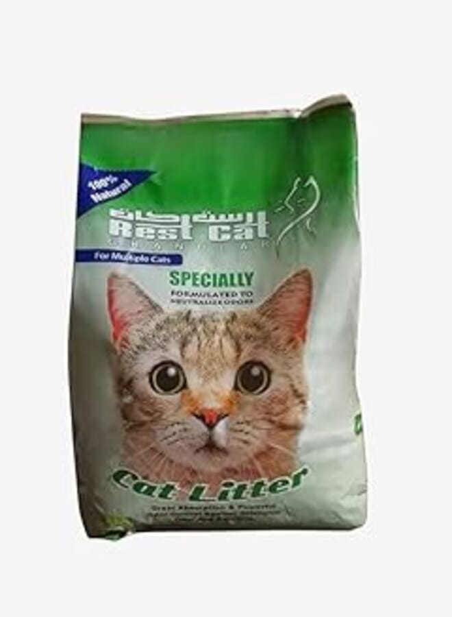 Rest Cat Litter 5L Bentonite - Naturally Perfect Litter Clumping For Feline Comfort