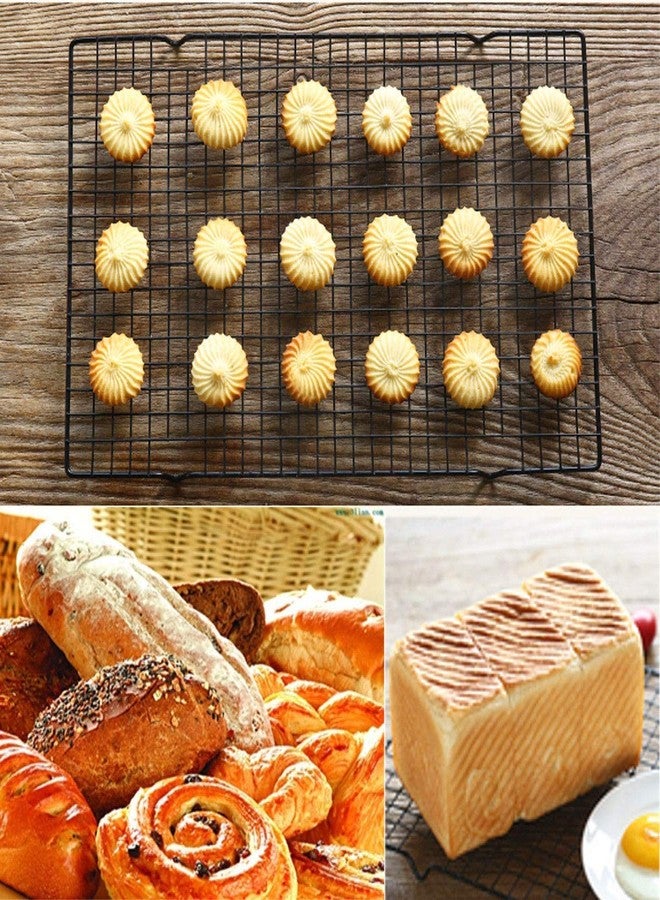 Kunya® Rectangle Non-Stick Wire Cooling Rack Baking Tools Biscuit, Cookie, Pie, Bread, Cake Baking Rack - Image 3