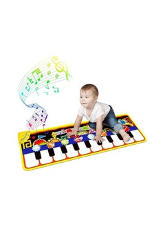 Generic Kids Musical Mats with 25 Music Sounds, Musical Toys Toddler Music Piano Keyboard Dance Floor Mat Carpet  - Image 1