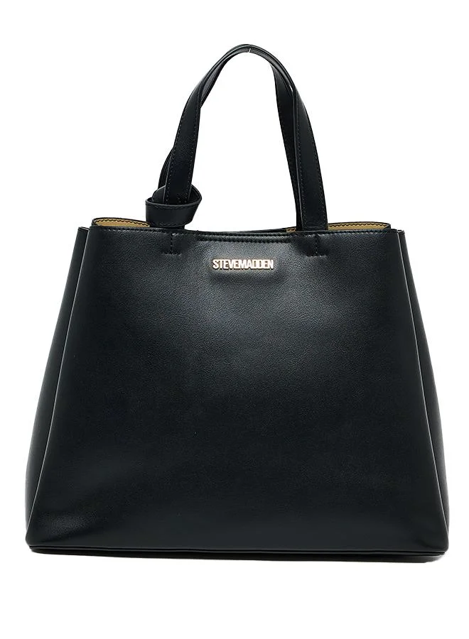 Steve Madden Women's Black Essential Tote Bag