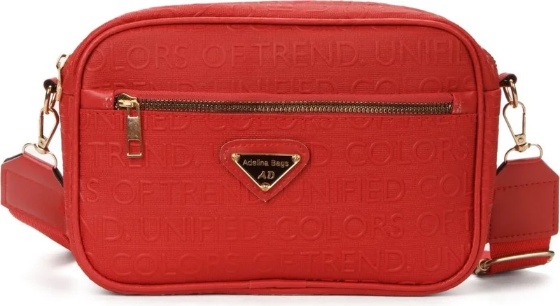 اديلينا باجز Women's Crossbody Red Shoulder Bag Wallet Bag