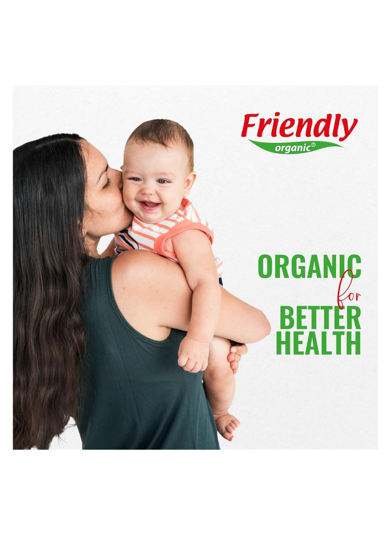FRIENDLY ORGANIC 2-in-1 Baby Shampoo and Body Foaming Wash 400ml x 2 - Healthy Skin Essential - Protect Sesitive Skin - No SLS, SLES or Paraben Free, Fully Organic  - Image 5