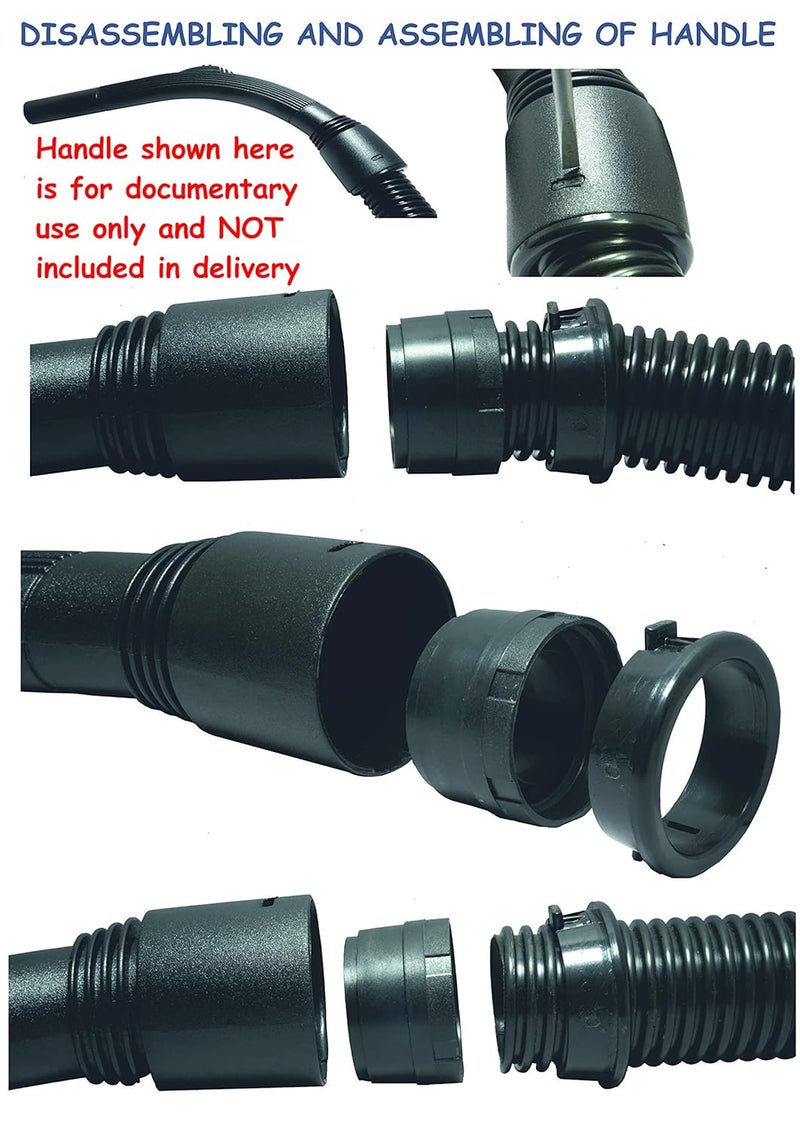 RODAK RODAK Vacuum Cleaner Hose 38mm Inner Diameter 46 mm Outer Diameter 6m - Image 4
