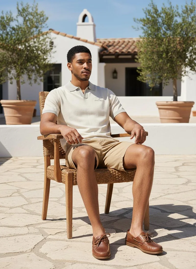 NAUTICA  Men's Short Sleeve Polo for Men | Best Price UAE