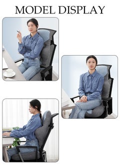 DUNISO Lumbar Support Pillow with Breathable Hole for Office Chair and Car Seat, Ergonomic Memory Foam Back Cushion for Improve Lower Back PainRelief and Sitting Posture  - Image 4
