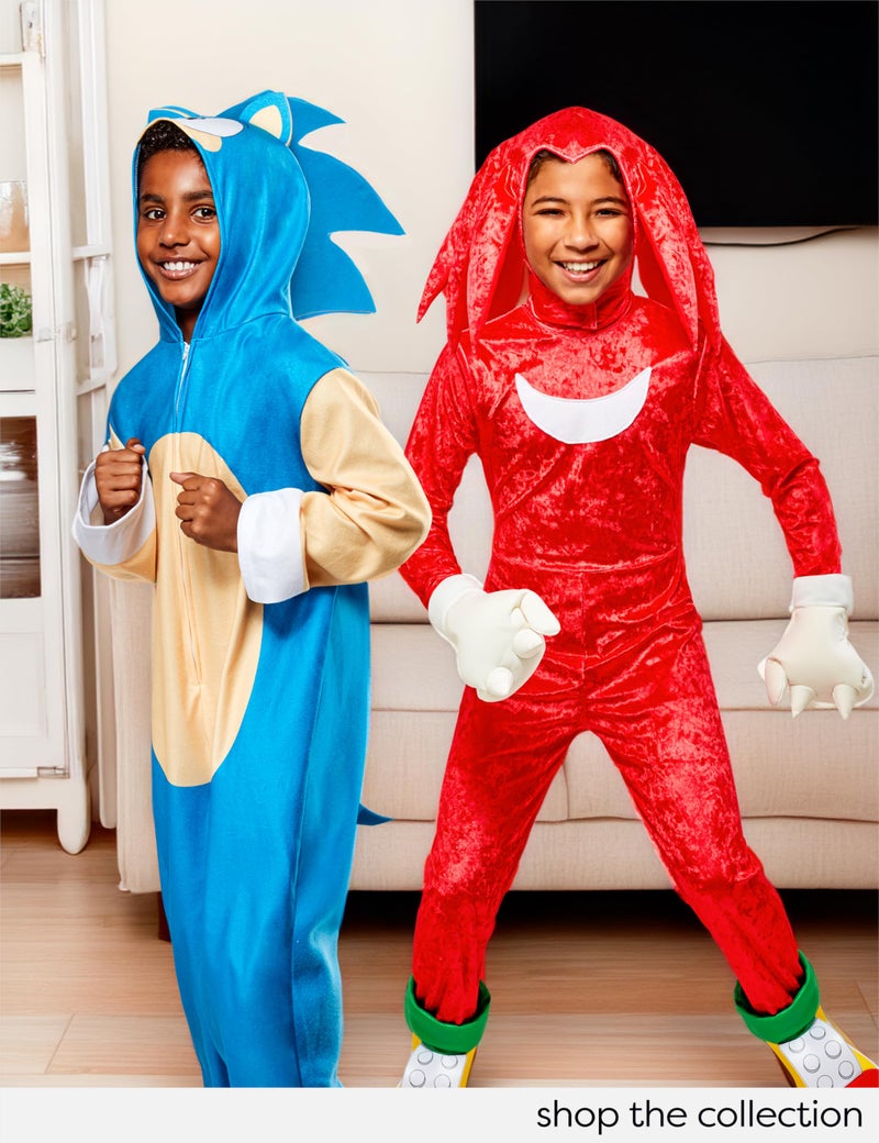 Rubies بدلة أطفال سونيك القنفذ من روبز كوستوم كو بحجم كبير - Image 5