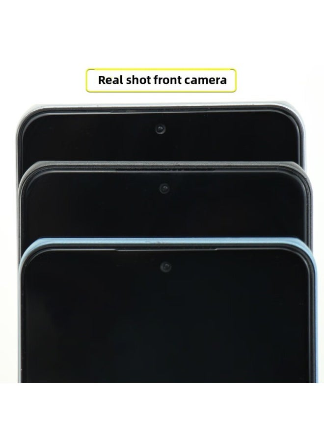 null - BA Gang Mobile Phone Model Suitable For VIVOX20x21 Mobile Phone Model X23 Simulation Black Toy Bright Screen Glass-Applicable Models:X21-white Black Screen [rear Fingerprint] + Shell - Image 1