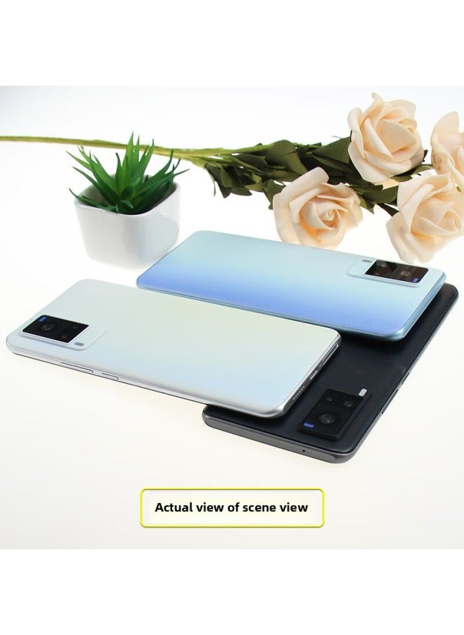 null - BA Gang Mobile Phone Model Suitable For VIVOX20x21 Mobile Phone Model X23 Simulation Black Toy Bright Screen Glass-Applicable Models:X21-white Black Screen [rear Fingerprint] + Shell - Image 1