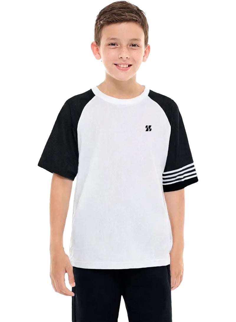 Selecta Now Boys 100% Cotton T Shirt Top & Shorts Set Soft Breathable Pajamas Outfit Set for Casual Wear & Sleepwear - Image 1