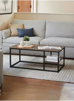 AGD Simple European Style Double Layer MDF Engineering Board Home Sofa Coffee Table For Living Room  - Image 5