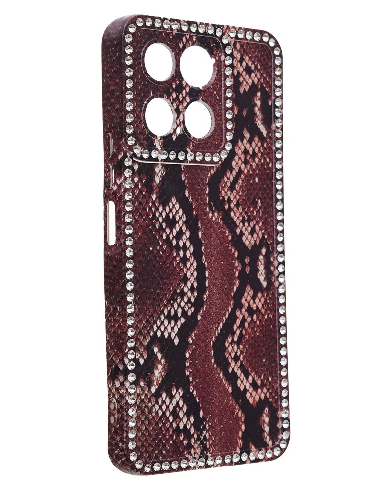 جراب هاتف بلاستيكي مرصع بأحجار الراين لهاتف هونر X5b - متعدد الألوان STM-047-HonX5b - Image 2