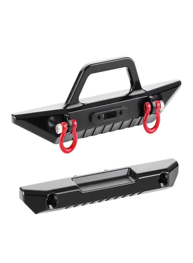 DashRC Aluminum Front Rear Bumper Set, Hard Body Bumper for 1/18 RC Crawler Redcat Ascent-18 Upgrades Parts Accessories - Image 1