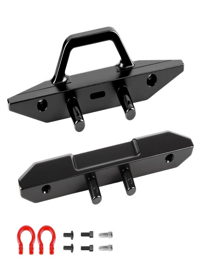 DashRC Aluminum Front Rear Bumper Set, Hard Body Bumper for 1/18 RC Crawler Redcat Ascent-18 Upgrades Parts Accessories - Image 4
