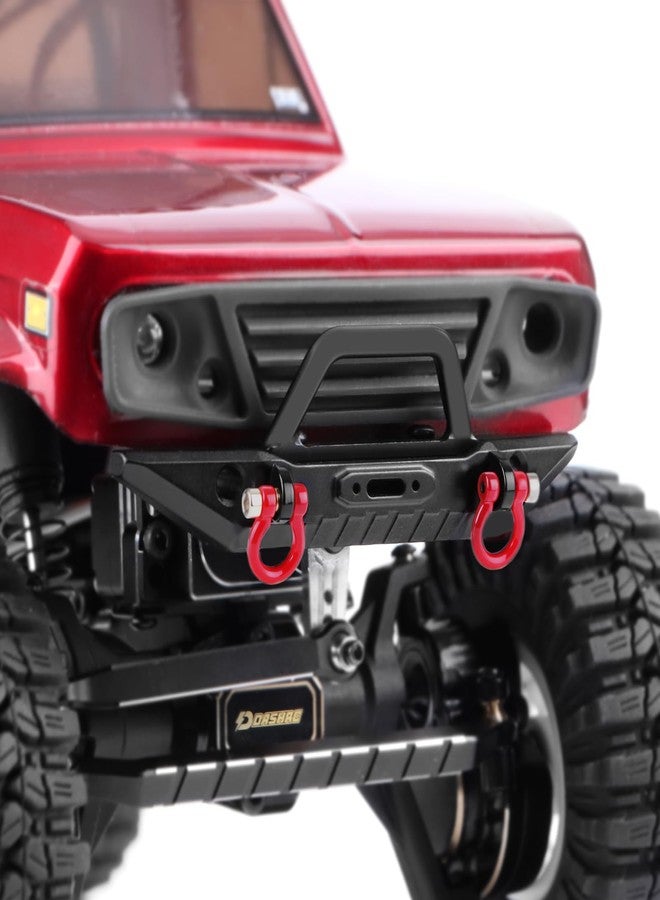 DashRC Aluminum Front Rear Bumper Set, Hard Body Bumper for 1/18 RC Crawler Redcat Ascent-18 Upgrades Parts Accessories - Image 5