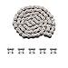 KAMIER 25 Roller Chain 56 Links with 5pcs Master Links Heavy Duty for Razor Crazy Cart Shift XL DLX Ground Force Drifter Kids Electric Go Cart Kart 25H Drive Chain Parts - Image 2