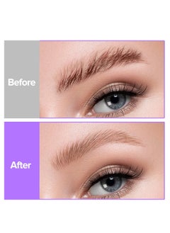 SYOSI Eyebrow Trimmer Scissors with Comb Stainless Steel Eyebrow Razor Eyelash Hair Scissors Beginner Eyebrow Trimmer Set Make Up Tool (Purple)  - Image 5