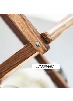 LINGWEI Wooden Wine Rack Foldable 5 Wine Bottle Shelf Holder  - Image 2