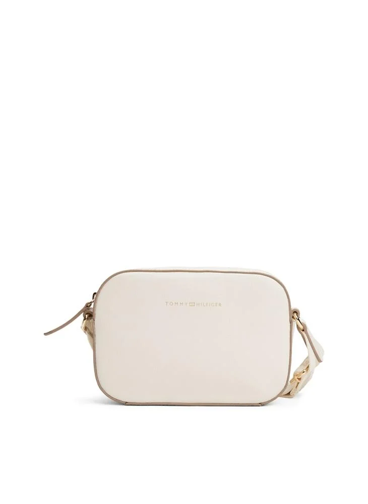 TOMMY HILFIGER Logo Detailed Zip Through Camera Bag