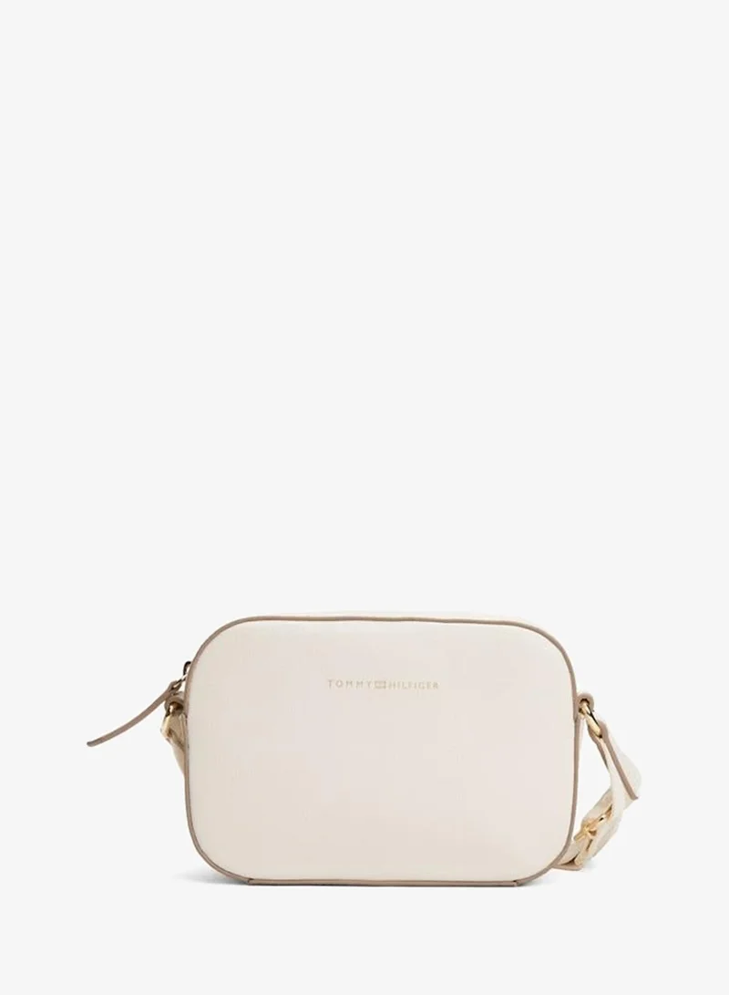 TOMMY HILFIGER Logo Detailed Zip Through Camera Bag