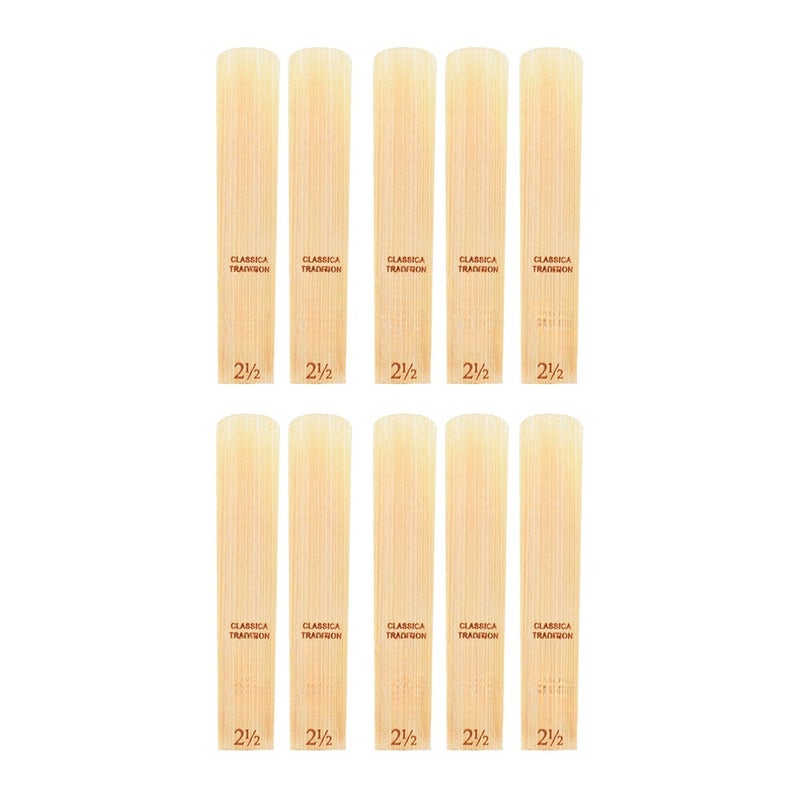 Normal Level G Clarinet Reeds Strength 2.5 for Beginners, 10pcs/ Box - Image 1