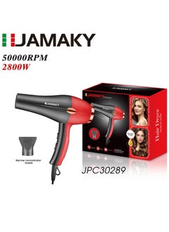 Professional JPC30289 Cold air Function Hair Dryer 2800W/ 2-Speed and 3 temperature setting \lightweight , with Italian technology