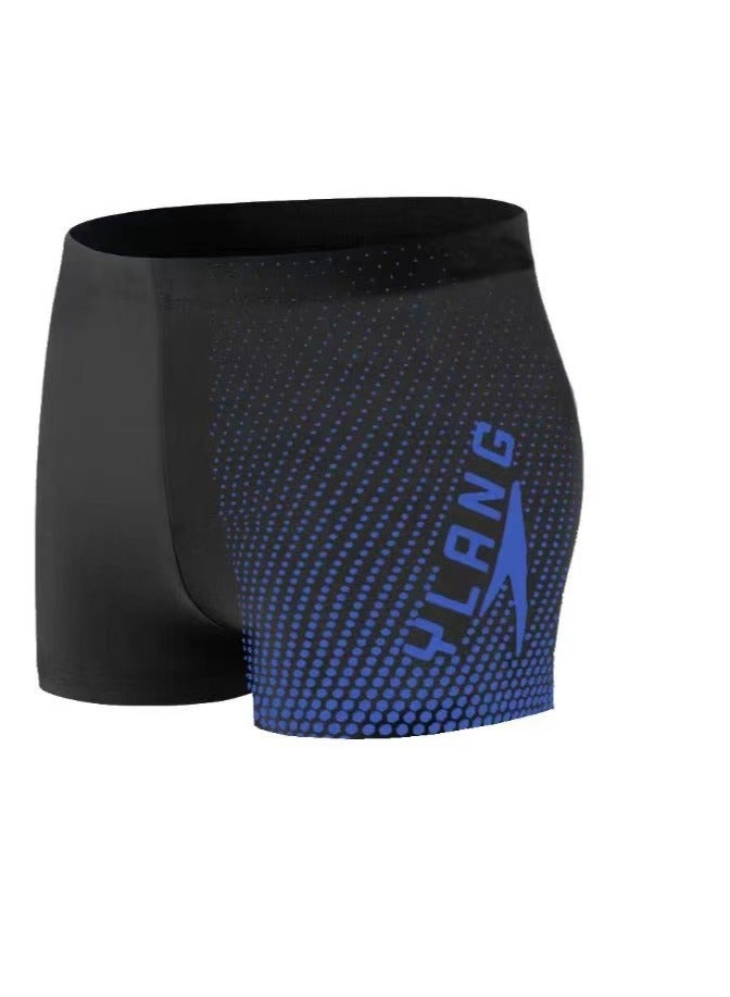 KUYING New High Waisted Flat Angle Swimming Trunks - Image 1