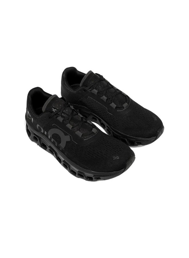 On Cloudmonster Trendy & Comfortable Sports Running Shoes, Fabric, Shock Absorption, Anti-Slip, Wear-Resistant, Breathable, High Resilience, Low-Top (Black) - Image 5