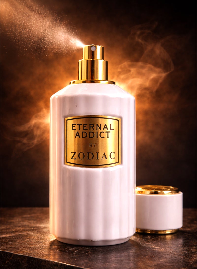 زودياك عطر زودياك إيترنال أديكت أو دو بيرفيوم 80 مل | عطر يدوم طويلاً للجنسين بنفحات الفانيليا والكاكاو والكراميل | عطر فاخر بنفحات حلوة مميزة - Image 3