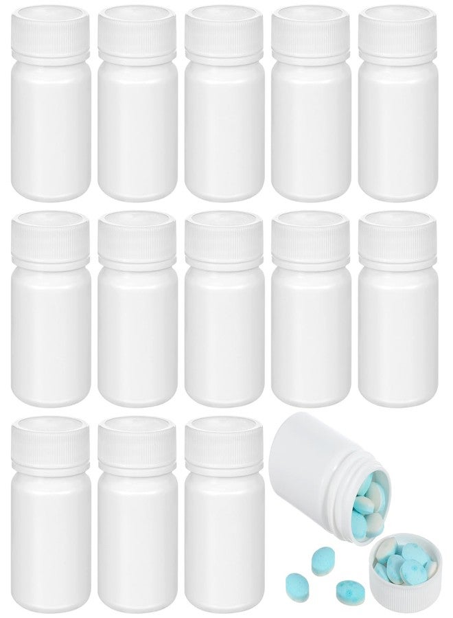 Healeved 20pcs Medicine Pill Bottle Empty Plastic Capsule Case Reagent Bottle Powder Medicine Pill Container with Screw Cap for Home Travel Outdoor 50ml - Image 1