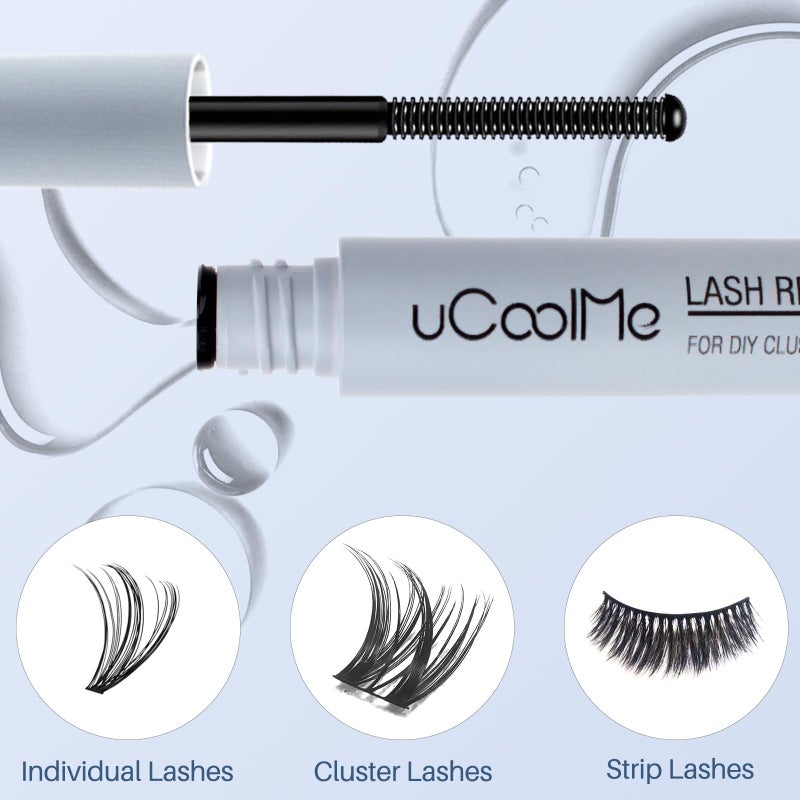UCOOLME Lash Glue Remover uCoolMe for Lash Clusters Lash Bond Remover - Gentle Formula Eyelash Glue Remover for Sensitive Eyes(5ML,Clear) - Image 4