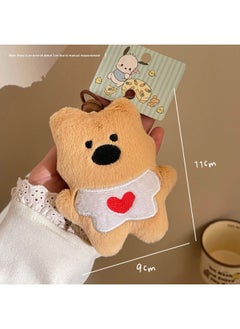 Generic Creative Gifts Do Activities Doll Key Chain Pendant Plush Cute Cartoon Backpack Pendant Night Market Stall-Specifications:White Clothes West Highland  - Image 1
