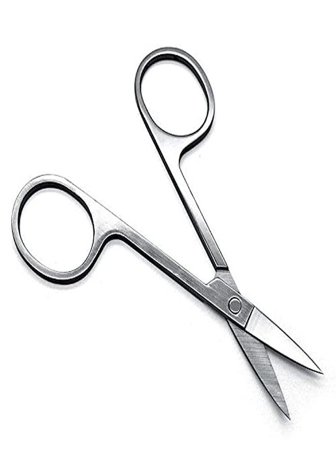 Myynti Stainless Steel Nail Scissor for Nails Eyebrow Nose Eyelash Cuticle Curved Manicure Pedicure Cosmetic Tools 1 PCS - Image 4