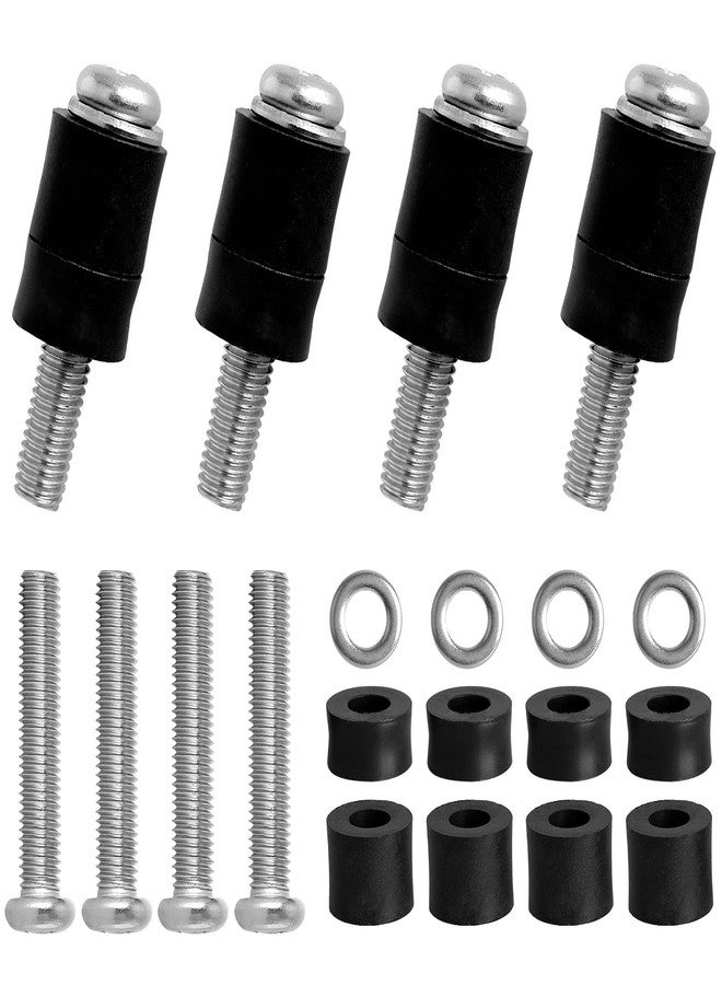 Belleone Wall Mounting Screws Bolts Fit for Samsung TV - M8 x 45mm with 25mm Long Spacers, Solid Screw Bolts Hardware, TV Mounting Bolt Compatible with Samsung 50" 55" 60" 65" 70" 75" 82" TV - Image 1