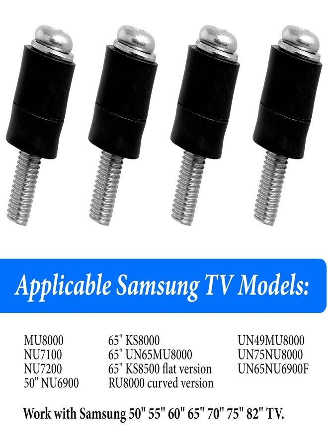 Belleone Wall Mounting Screws Bolts Fit for Samsung TV - M8 x 45mm with 25mm Long Spacers, Solid Screw Bolts Hardware, TV Mounting Bolt Compatible with Samsung 50" 55" 60" 65" 70" 75" 82" TV - Image 5