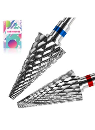 2Pcs Nail Drill Bits 3/32” Nail Bits For Nail Drill Safety Tungsten Carbide Bits For Acrylic Nails Drill Bit For Nail Professional Sets Great For Remove Hard Gel Two Way Rotate Bits (Medium & Fine) - pzsku/ZC53827D4F0122C1511D1Z/45/_/1719249265/0b4c20f8-5f70-4ab8-b8f5-5e1aeef2f8c1