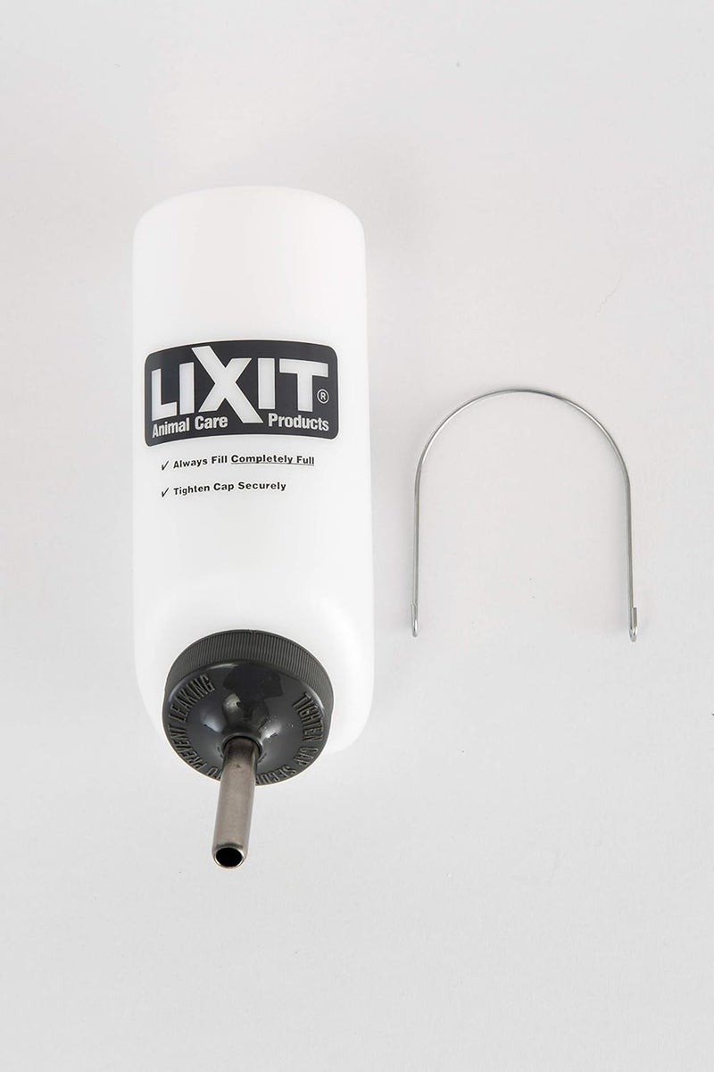 LIXIT Natural Wide Mouth Water Bottle for Small Animals - 16 Ounce Capacity - Image 3
