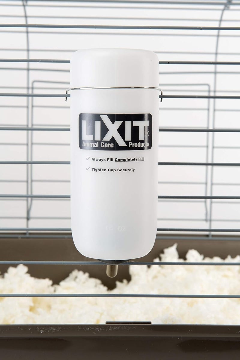 LIXIT Natural Wide Mouth Water Bottle for Small Animals - 16 Ounce Capacity - Image 4