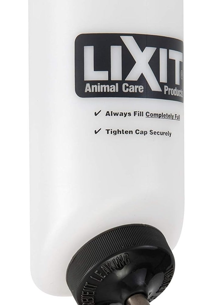 LIXIT Natural Wide Mouth Water Bottle for Small Animals - 16 Ounce Capacity - Image 2