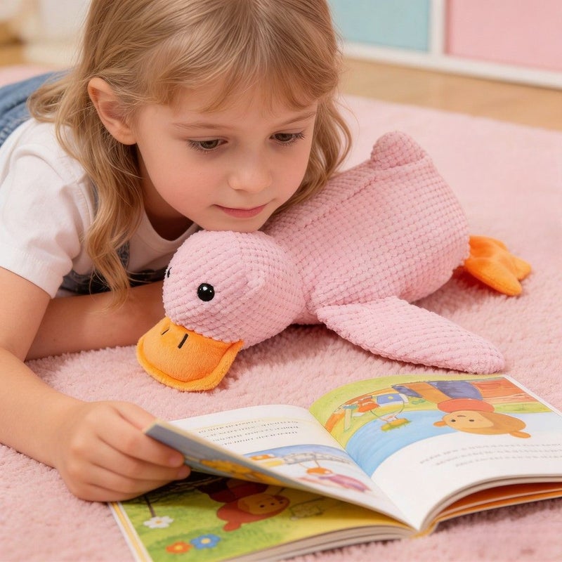 Premium Luxury Design Green Plush Small Duckling Pillow Children Companion Soft Stuffed Animal Toy Birthday New Year Valentine Gift - Image 2