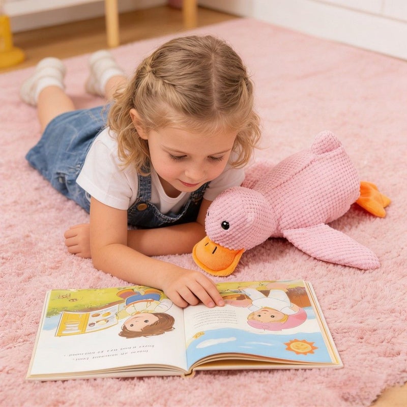 Premium Luxury Design Green Plush Small Duckling Pillow Children Companion Soft Stuffed Animal Toy Birthday New Year Valentine Gift - Image 5