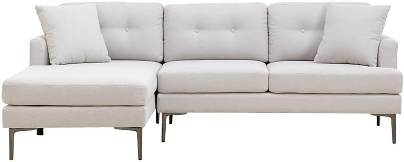LUXURY LUXE 2-Piece L-Shaped Sectional Sofa Set - Image 1